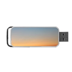 Photo Coucher Du Soleil Bleu/orange Portable Usb Flash (two Sides) by kcreatif