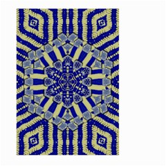 Wood Flower And Matches Mandala Vintage Large Garden Flag (two Sides) by pepitasart