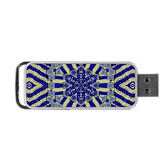 Wood Flower And Matches Mandala Vintage Portable Usb Flash (two Sides) by pepitasart
