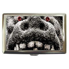 Monster Sculpture Extreme Close Up Illustration 2 Cigarette Money Case by dflcprintsclothing
