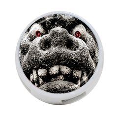 Monster Sculpture Extreme Close Up Illustration 2 4-port Usb Hub (two Sides) by dflcprintsclothing
