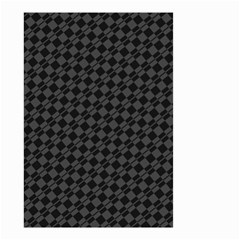 Damiers Abstrait Gris/noir Small Garden Flag (two Sides) by kcreatif