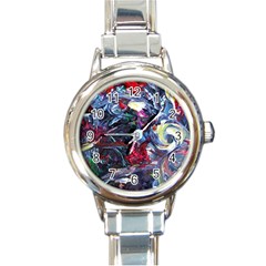 Eden Garden 1 2 Round Italian Charm Watch by bestdesignintheworld