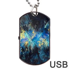 Luminescence Dog Tag Usb Flash (one Side) by CKArtCreations