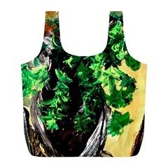 Plants 1 2 Full Print Recycle Bag (l) by bestdesignintheworld