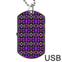 Abstract-r-5 Dog Tag Usb Flash (one Side) by ArtworkByPatrick