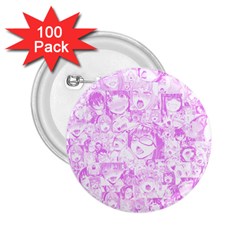 Pink Hentai  2 25  Buttons (100 Pack)  by thethiiird