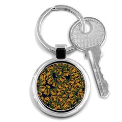 Daisy  Key Chain (round) by BubbSnugg
