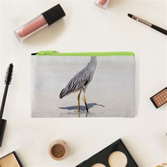 Beach Heron Bird Cosmetic Bag (xs) by TheLazyPineapple