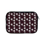White Rose In Maroon Apple MacBook Pro 15  Zipper Case Front
