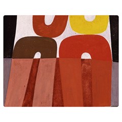Sophie Taeuber Arp, Composition À Motifs D arceaux Ou Composition Horizontale Verticale Double Sided Flano Blanket (medium)  by Sobalvarro