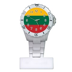 Lithuania Flag Plastic Nurses Watch by FlagGallery