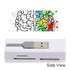 Brain Mind Psychology Idea Drawing Memory Card Reader (stick) by Wegoenart