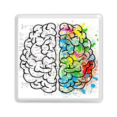 Brain Mind Psychology Idea Drawing Memory Card Reader (square) by Wegoenart