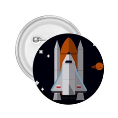 Rocket Space Universe Spaceship 2 25  Buttons by Wegoenart