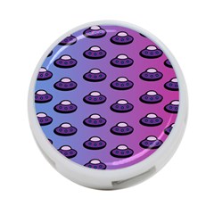 Ufo Alien Pattern 4-port Usb Hub (two Sides) by Wegoenart