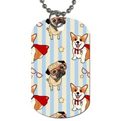 Pattern Dog Dog Tag (two Sides) by Nexatart