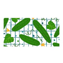 Seamless Pattern With Cucumber Satin Wrap by Nexatart
