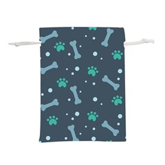 Bons Foot Prints Pattern Background Lightweight Drawstring Pouch (s) by Vaneshart
