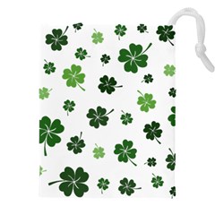 St Patricks Day Pattern Drawstring Pouch (5xl) by Valentinaart