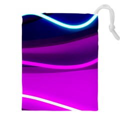Neon Wonder  Drawstring Pouch (4xl) by essentialimage