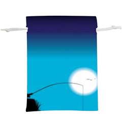 Fishing  Lightweight Drawstring Pouch (xl) by Sparkle