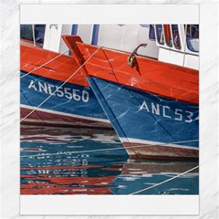 Fishing Boats Parked At Lake, Chiloe Island   Chile Canvas 8  X 10  by dflcprintsclothing
