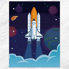 Spaceship Milkyway Galaxy Canvas 18  X 24  by Vaneshart