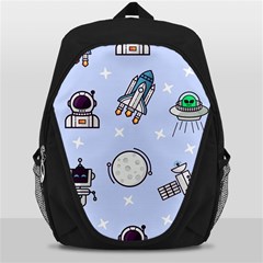 Seamless Pattern With Space Theme Backpack Bag by Vaneshart