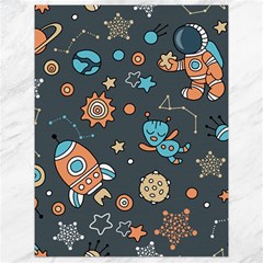 Space Seamless Pattern Canvas 18  X 24  by Vaneshart