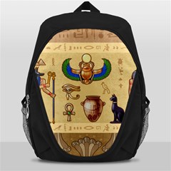 Egypt Horizontal Illustration Backpack Bag by Vaneshart