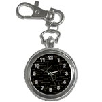 Abstract Math Pattern Key Chain Watches Front