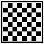 Chess board background design Canvas 16  x 16  15.2 x15.41  Canvas - 1