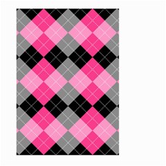 Seamless-argyle-pattern Large Garden Flag (two Sides) by Vaneshart