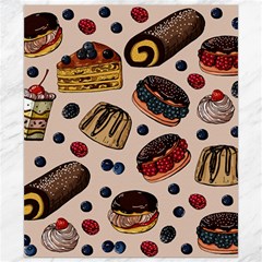 Seamless-pattern-with-sweet-cakes-berries Canvas 8  X 10  by Vaneshart