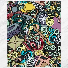 Cartoon-cute-doodles-hand-drawn-auto-service-seamless-pattern Canvas 16  X 20  by Vaneshart