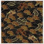 Oriental-traditional-seamless-pattern Canvas 16  x 16  15.2 x15.41  Canvas - 1