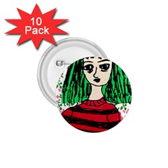 Freddy Girl Wall 1 75  Buttons (10 Pack) by snowwhitegirl