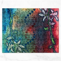 Flower Dna Rectangular Jigsaw Puzzl by RobLilly