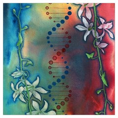 Flower Dna Long Sheer Chiffon Scarf  by RobLilly