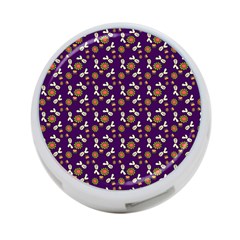Clown Ghost Pattern Purple 4-port Usb Hub (one Side) by snowwhitegirl