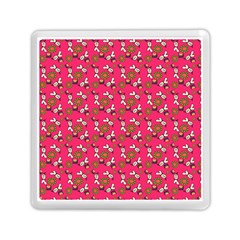 Clown Ghost Pattern Pink Memory Card Reader (square) by snowwhitegirl