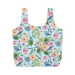 Springflowers Full Print Recycle Bag (m) by Dushan