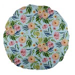 Springflowers Large 18  Premium Flano Round Cushions Front