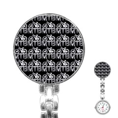 Mountain Bike - Mtb - Hardtail And Dirt Jump 2 Stainless Steel Nurses Watch by DinzDas