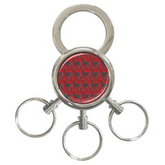 015 Mountain Bike - Mtb - Hardtail And Downhill 3-ring Key Chain by DinzDas