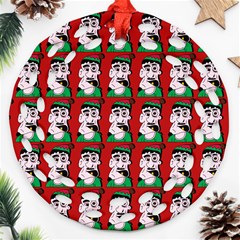Village Dude - Hillbilly And Redneck - Trailer Park Boys Ornament (round Filigree) by DinzDas