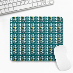 Volleyball Girl - Volleyball Oldschool Communist Large Mousepads by DinzDas