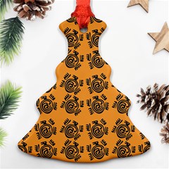Inka Cultur Animal - Animals And Occult Religion Ornament (christmas Tree)  by DinzDas