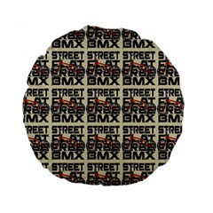 Bmx And Street Style - Urban Cycling Culture Standard 15  Premium Round Cushions by DinzDas